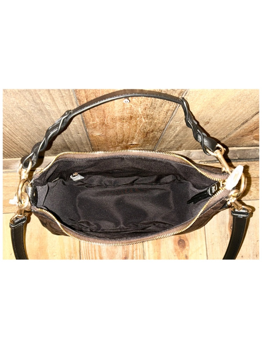 Coach. 4 Piece: New Jules Hobo Bag with Free Eyeglasses, Dust Bag & Gift Box. - Picture 6 of 16